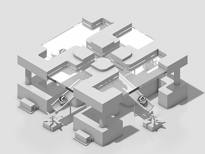 Little loop frame 3d 3d art cinema 4d design motion motion graphics