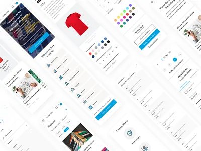 Textile One // e-commerce adaptive cart clothes design e commerce flat germany icon illustration minimal mobile product page responsive shop sketch ui ux vector wear website