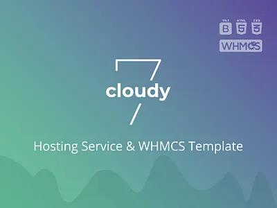 Cloudy 7 - Hosting Service & WHMCS Template blog bootstrap 4 cloud corporate css 3 datacenter dedicated design domains hosting html 5 integration provider reseller responsive servers svg template vps hosting whmcs
