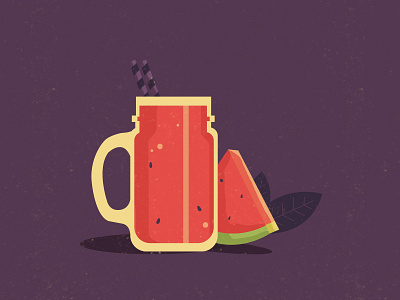 WATERMELON art brush drawing digital painting drawing illustration texture vector watermelon