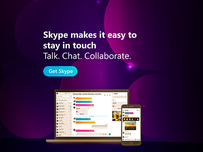 Skype design illustration illustrator ui vector