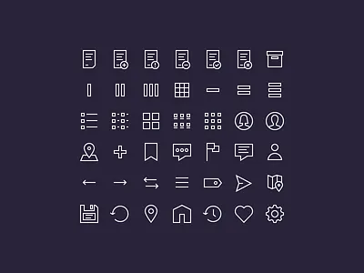 24x24 icons (wip) icons pixel grid ui