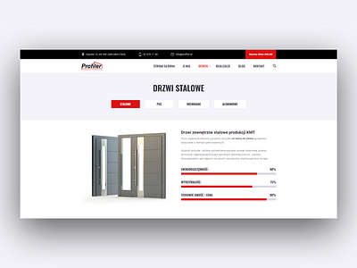 Profiler - WordPress Website Product Page clean poland web design web development wordpress