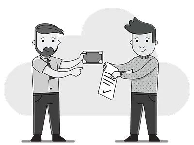 Check design graphics ilustration