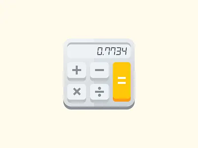 Hello Calculator! calculator hello icon illustration product illustration