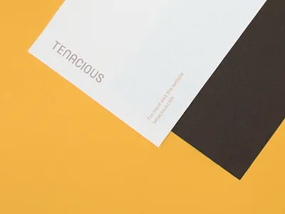 Tenacious | Nugno branding design icon letterheads logo minimal