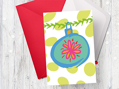 modern holidays card card colorful hand drawn holidays printable