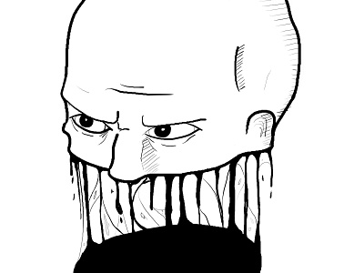 Split ! digital illustration drawing face ilustracion lineart portrait sketchbookpro split