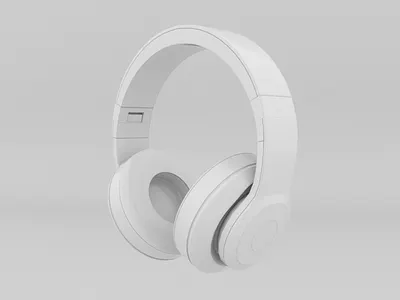 BeatsByDre - Whitemodeling arnoldrender c4d c4dtoa cgi cinema4d design illustration modeling render renderia