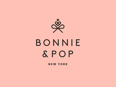 Bonnie&Pop gift gifts logo logotype type