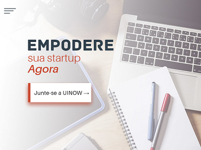 Mock-Up of UI Start-up photoshop typography ui ui ux design web deisgn website website concept