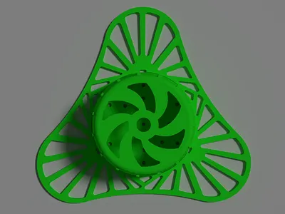 Top view of a urinal cage design 3d blender cad design design engineer engineering freecad render rendering