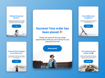 iOS Modal Collection ios design ios modal ios ui mobile app mobile app development mobile modal mobile ui mobile ui design modal ui notification modal push notification pop up push notification window push notifications
