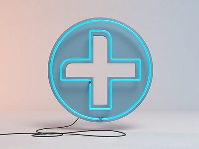 + Ident 3d ident logo neon sign