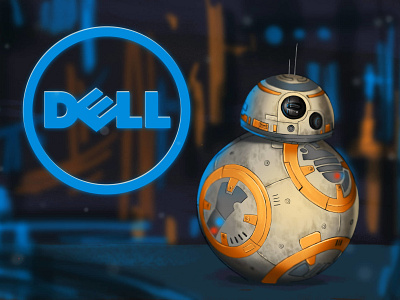 Bb8 bb8 dell illustration jedi r2d2 rey robot space star wars stars