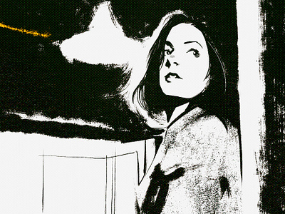 Inktober: Silence of the Lambs design drawing film horror illustration monochrome movie