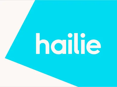 Hailie™ Logotype logo typography vector