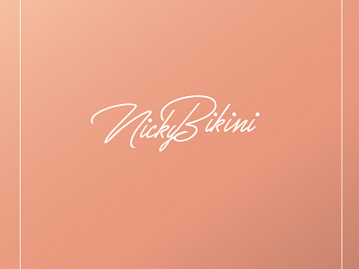 Nicky Bikini branding corporate identity logo logo designing