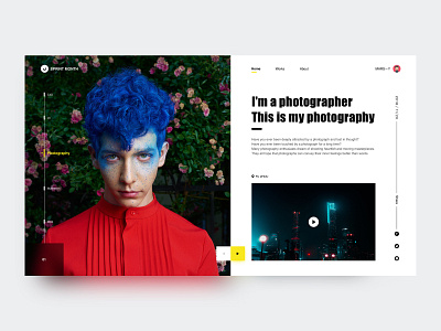 I’m a Photographer. ps，sketch ui web