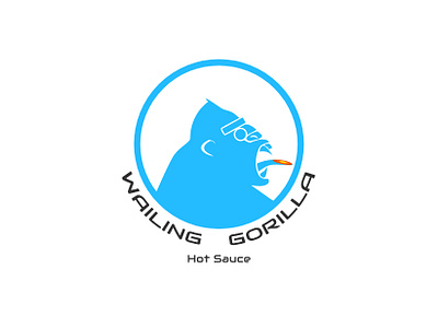 Wailing Gorilla Hot Sauce Logo app design branding design icon illustration logo logo design logo mark logo mascot mobile design ui design vector web design