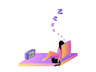 sleeeeeeeeping illustration