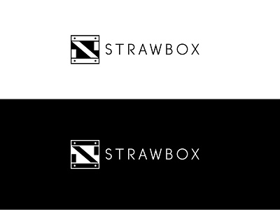 Logo for strawbox adobe box boxlogo brand brand and identity branding dress flatart graphicdesign icon illustration illustrator logo logo a day logodaily logodesign logodesigner men fashion vector vectorart