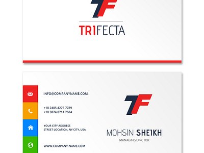 White Tf B Card 01 Front branding business card psd design icon logo typography ui ux