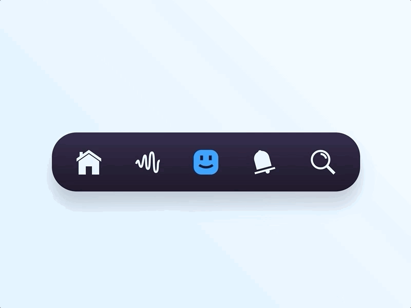 Tab Bar animation codepen component design gif icon icons tab bar toggle toolbar ui ux