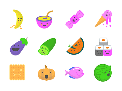 Emojious Foody biscuit fish food food and beverage icecream icon restaurant sweetie