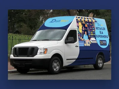 Distiman branding illustration for Van branding design illustration typography