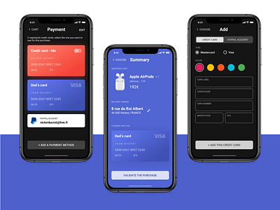 Daily UI #002 - Credit Card Checkout card checkout credit card daily daily ui daily ui 2 dailyui iphone xs payment user interface