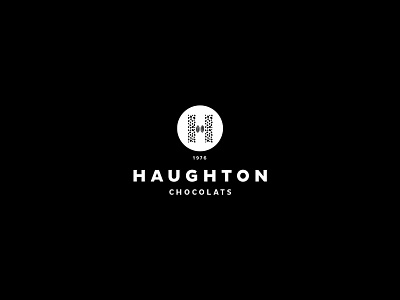 Haughton Chocolats branding chocolate french identity illustration logo packaging sweets typography vintage yummy