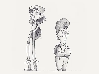 Character Design #1 cartoon character character character concept character design concept art illustration kid art sketch teenager