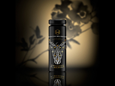 Winston Wellington (special edition) bottle branding colosyrum food honney illustration krylia fmcg branding label label design luxury manuca package packaging packaging design