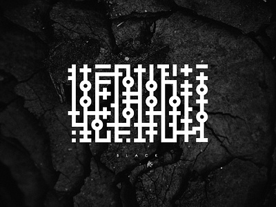 BLACK / ЧЁРНЫЙ art calligraffiti calligrafia design illustration lettering typography typography art vector