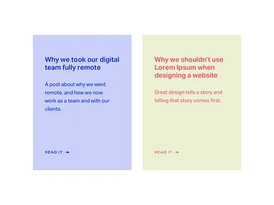 Journal Posts on Series Eight blog clean journal minimal simple ui