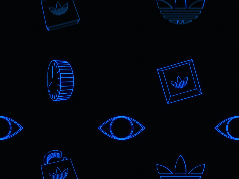 ComplexCon #3 3d adidas complexcon icon loop motion wireframe