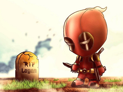 Logan art artist deadpool graphic art graphic deisgn illustration logan mar marvelcomics photoshop