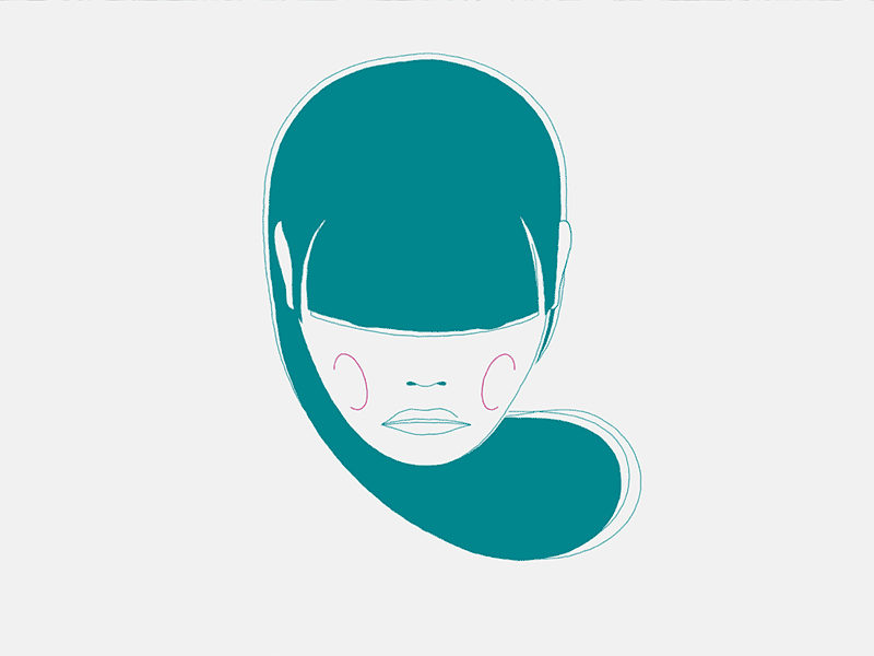 Young Women Trust #NotWorthLess campaign extract 2d animation animation character character animation face head illustration motion shapes vector