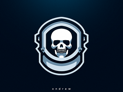 Dead Astronaut astronaut design esport illustration logo mascot skull vector xndrew