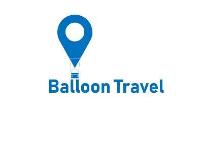 Balloon Travel branding design flat icon illustration logo logodesign logodesigner logodesigns minimal minimalist vector