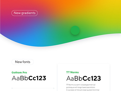 BIOCAD redesigned colors fonts gradient redesign