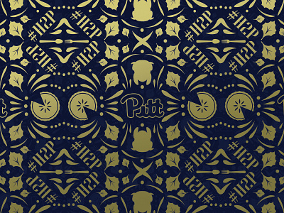 Pitt Thanksgiving Pattern panthers pitt pittsburgh thanksgiving turkey