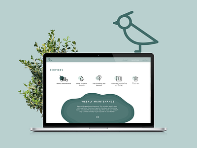 Santana Landscape Website branding design ui web