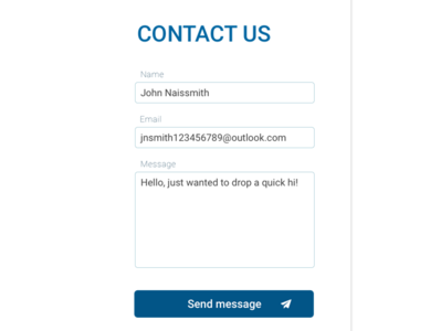 Daily UI #028 - Contact contact form daily 100 dailyui design minimalist mobile sketch ui