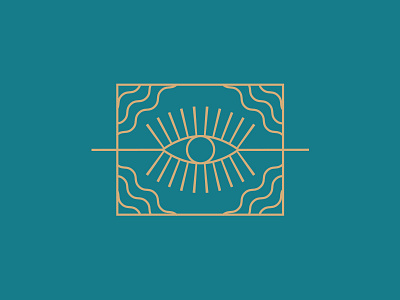 We are Ritual: 01 420 cannabis design eye flat gold icon illustration marijuana modern ritual ritualhouse see teal tribal vector water