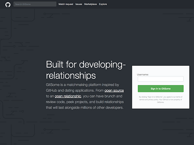 GitSome (page 1) clone design github