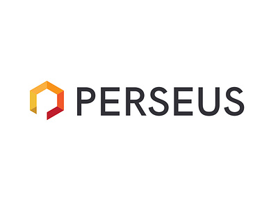 Perseus Logo branding design flat illustration lettering logo minimal typography