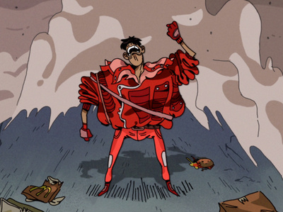 Akira tribute 2d 2d animation akira animation character design fanart fluid illustration kaneda morph morphing otomo tetsuo tribute