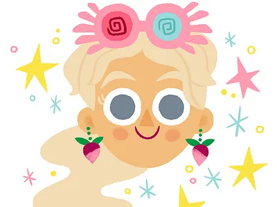 Luna character harry potter illustration luna lovegood